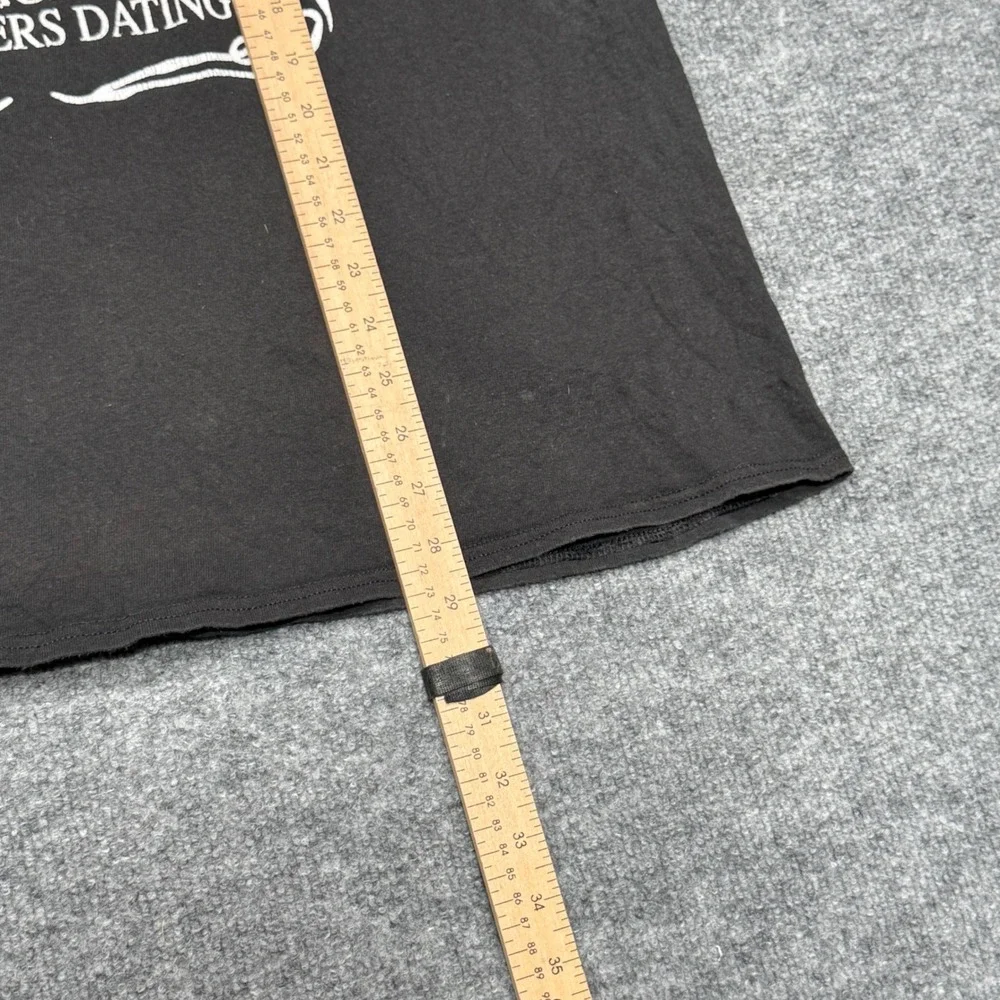 Delta D.A.D.D. Dads‎ Against Daughters Dating T-Shirt Mens 2XL Black Graphic Tee